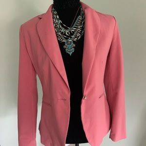 Zara Pink Blazer and Pant Set